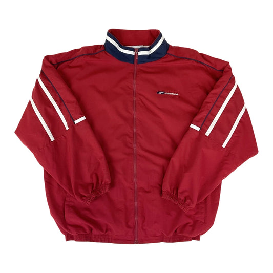Vintage 00s Reebok Red Windbreaker Size 3XL