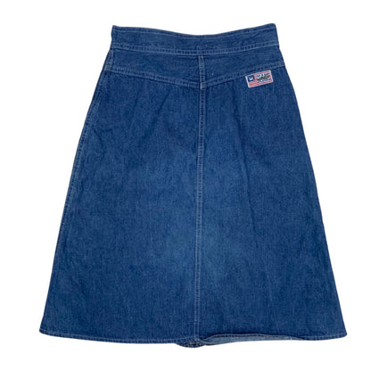 Vintage 90s Blue Denim Skirt 8