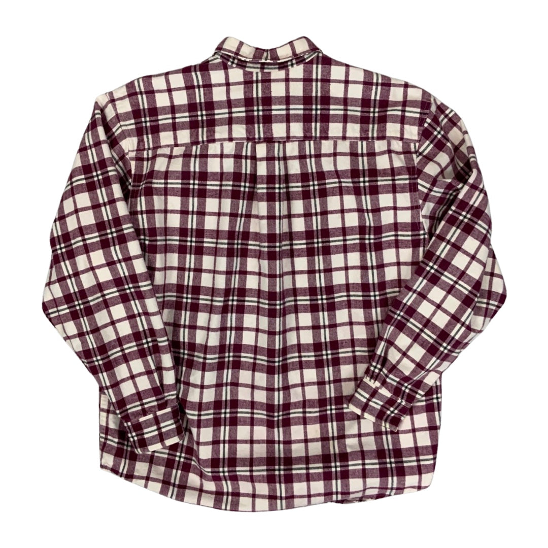 Vintage USA Imported Eddie Bauer Plaid Flannel Shirt XL