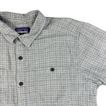 00s Grey Patagonia Check Shirt S M