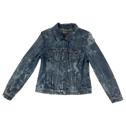 Vintage Y2K Bleach Tie Dye Denim Jacket S