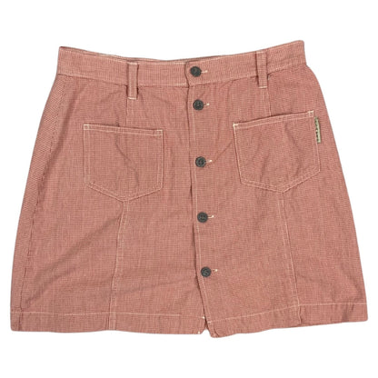 Vintage Y2K Calvin Klein Gingham Denim Mini Skirt 10