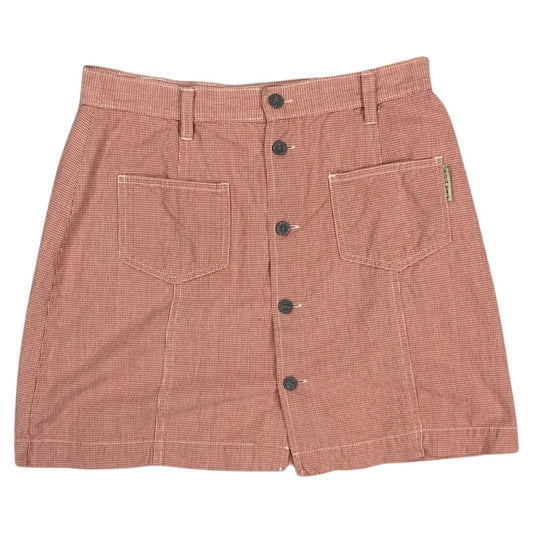 Vintage Y2K Calvin Klein Gingham Denim Mini Skirt 10