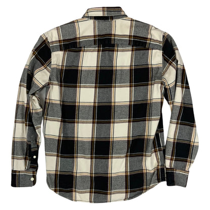 Vintage Abercrombie & Fitch Grey Plaid Flannel Shirt M