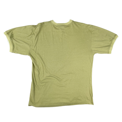 Vintage Y2K Green V-neck Tee XL