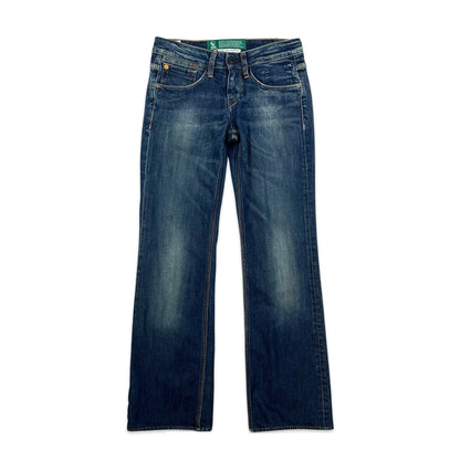 Y2K Vintage Blue Bootcut Jeans 10