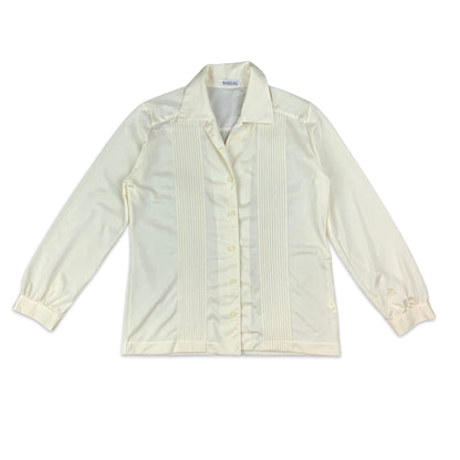 Vintage Cream Blouse 8 10