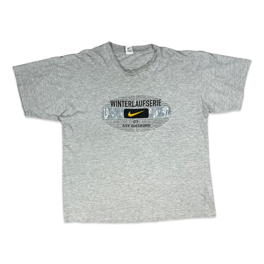 Vintage 90s Nike Grey Graphic Tee XL XXL