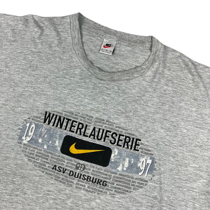 Vintage 90s Nike Grey Graphic Tee XL XXL