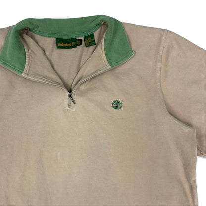 Timberland 1/4-zip Beige Sweatshirt XXL