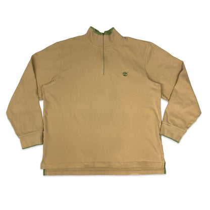 Timberland 1/4-zip Beige Sweatshirt XXL