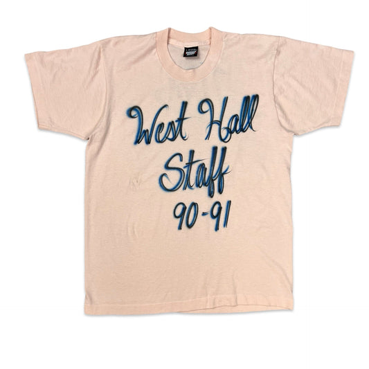 Vintage 90s Screen Stars Pink Graphic Tee M