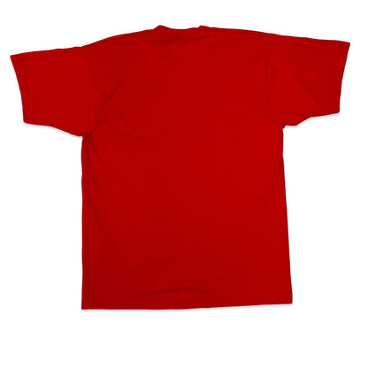 Vintage 90s Screen Stars "St. Aloysius Track" Red Graphic Tee M