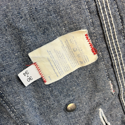 Vintage 90s Dickies Blue Denim Dungarees 30W 34L