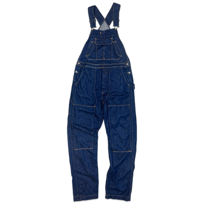 Vintage 90s Dark Indigo Skinny Fit Dungarees 10