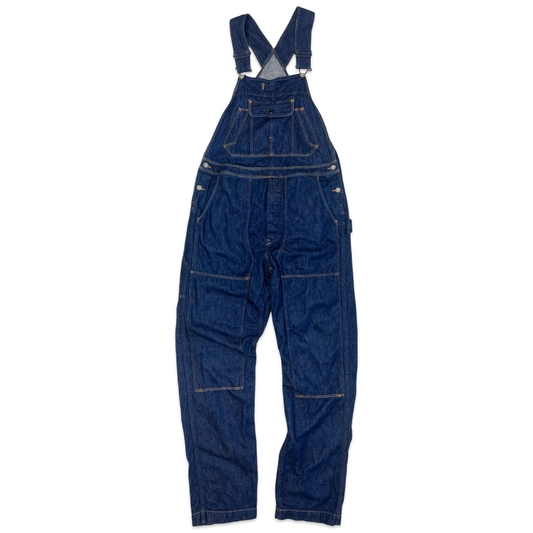 Denim Workwear Double Knee Dungarees 34W 35L