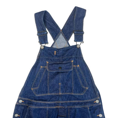 Vintage 90s Dark Indigo Skinny Fit Dungarees 10