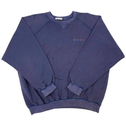 Vintage 80s Color’s of Sport Adidas Embroidered Sweater L