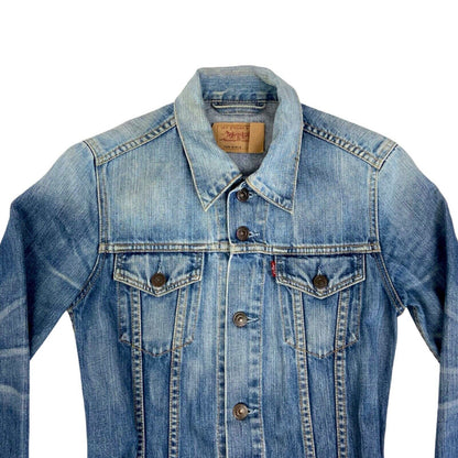 Vintage 90s 00s Blue Levi’s For Girls Button Down Denim Dress 8 10 S