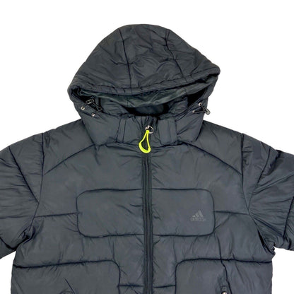 Vintage 90s 00s Black Adidas Puffa Coat Jacket L