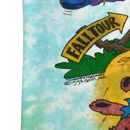 Vintage Rare 1993 Grateful Dead Tie Dye Rise and Fall Tour T-Shirt XL