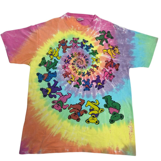 Vintage rare 1989 Grateful Dead Tie Dye Bear T-Shirt XL
