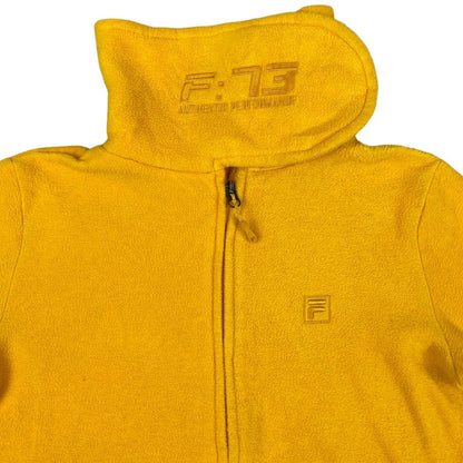 Vintage Y2K Yellow Fila Embroidered Fleece 12 14 M