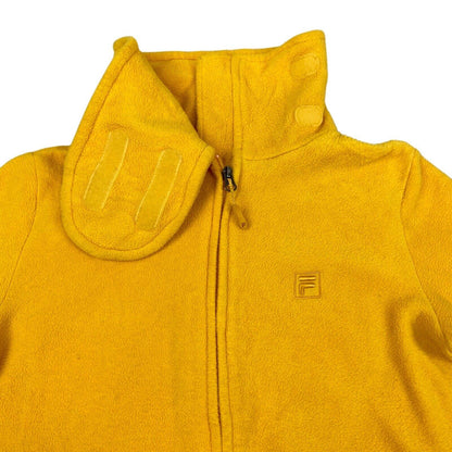 Vintage Y2K Yellow Fila Embroidered Fleece 12 14 M