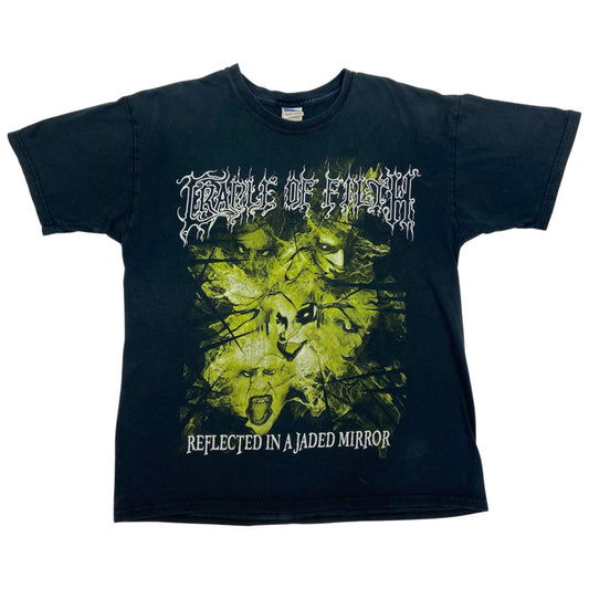 Vintage 2003 Black Cradle of Filth Double Graphic T-shirt L