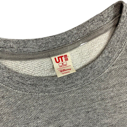 Vintage 00s Grey Uniqlo Disney Oswald Lucky Rabbit Crew Neck Jumper S M