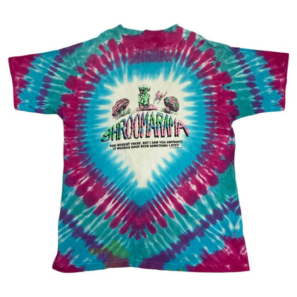 Vintage 1991 Blue Pink Super Rare Shroomarama Tie Dye T-shirt XL