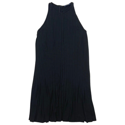 Vintage 90s 00s Black Polo by Ralph Lauren Pleated Mini Dress 8 10 S