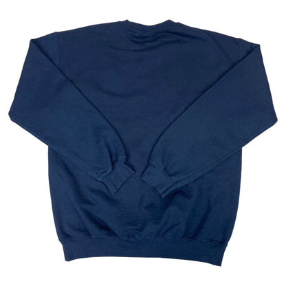 00s Navy Blue Christmas Star Wars Crew Neck Graphic Print Jumper M