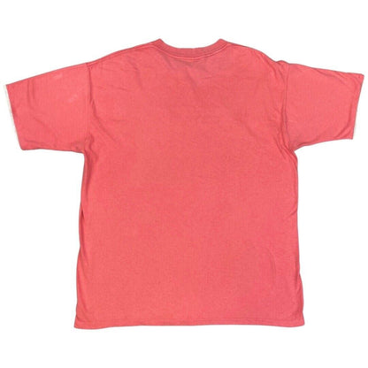 Vintage 90s Pink Embroidered Universal Studios Oversized T-shirt L