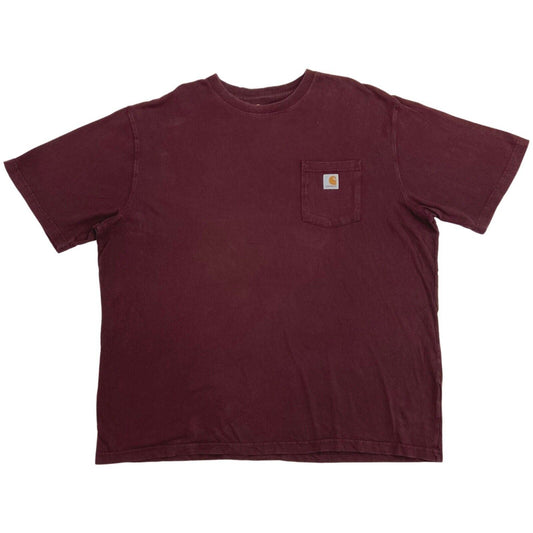Vintage 90s 00s Red Carhartt Pocket T-shirt XL