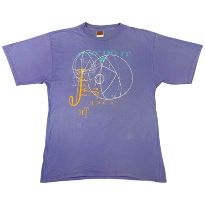 Vintage 90s 00s Purple Nike Just Do It Graphic Print T-Shirt L