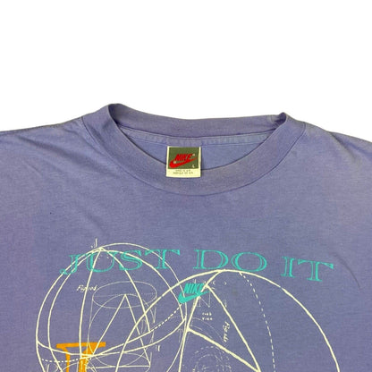 Vintage 90s 00s Purple Nike Just Do It Graphic Print T-Shirt L
