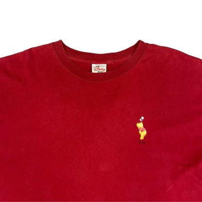 Vintage 90s 00s Red Winnie The Pooh Graphic T-shirt XL