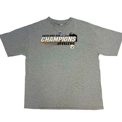 2006 Grey Pittsburgh Steelers T-shirt XXL