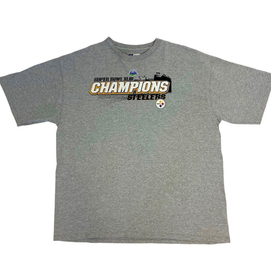 2006 Grey Pittsburgh Steelers T-shirt XXL