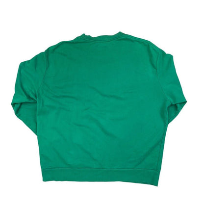 Vintage 00s Green Red Diesel Spellout Box Logo Crew Neck Jumper XL