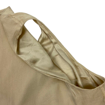 Vintage 90s Cream 100% Silk Renato Nucci Top 8 10 S