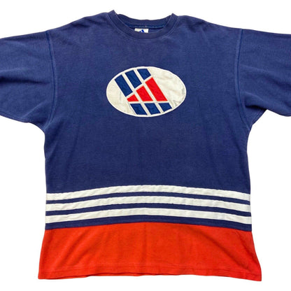 Vintage 90s Blue Red Adidas Sweater XL