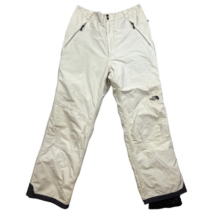Vintage 90s 00s Cream The North Face Waterproof HyVent Ski Trousers  L