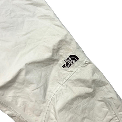 Vintage 90s 00s Cream The North Face Waterproof HyVent Ski Trousers  L
