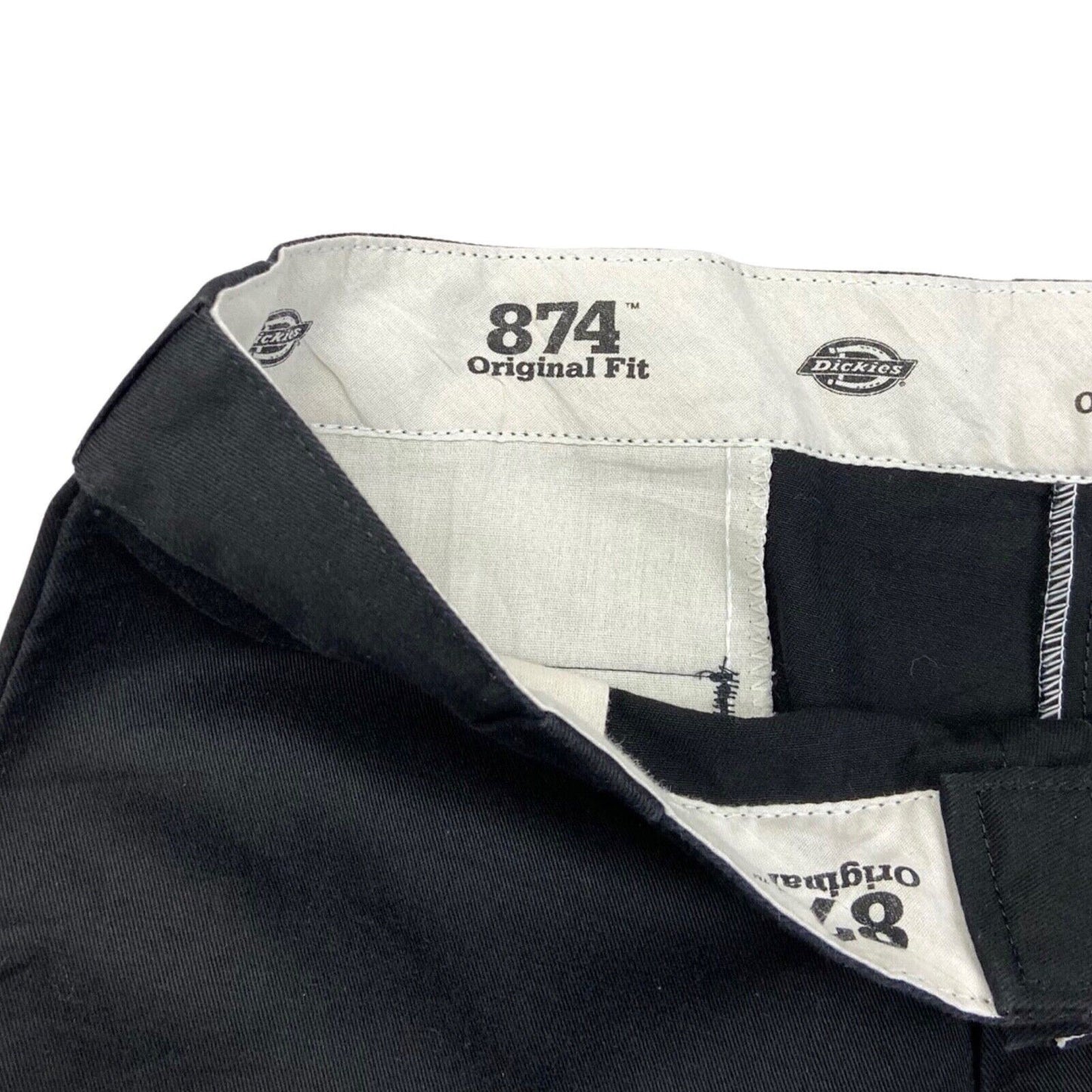 Vintage 90s 00s Black Dickies 874 Workwear Straight Leg Trousers L