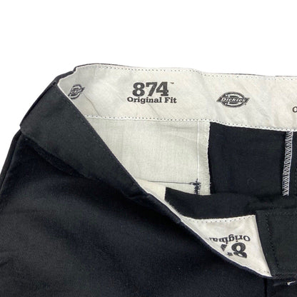 Vintage 90s 00s Black Dickies 874 Workwear Straight Leg Trousers L