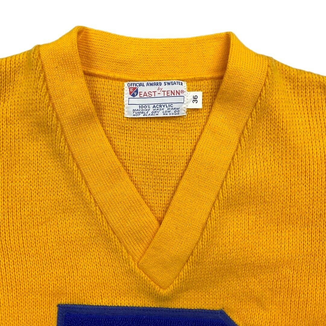 VTG 50s STYLE USA COLLEGE FOOTBALL VARSITY JUMPER ROCKABILLY CHEERLEADER 36” S
