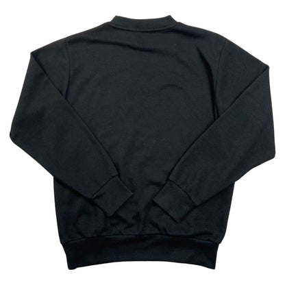 Vintage 90s Rare Black Japanese Playboy Graphic Logo Spell-Out Sweater M