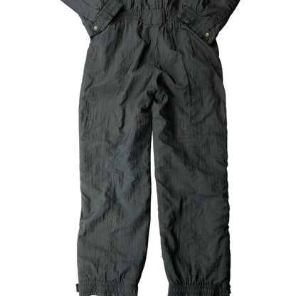 Vintage 80s 90s Black Champion Ski Suit Retro Winter Sportswear L